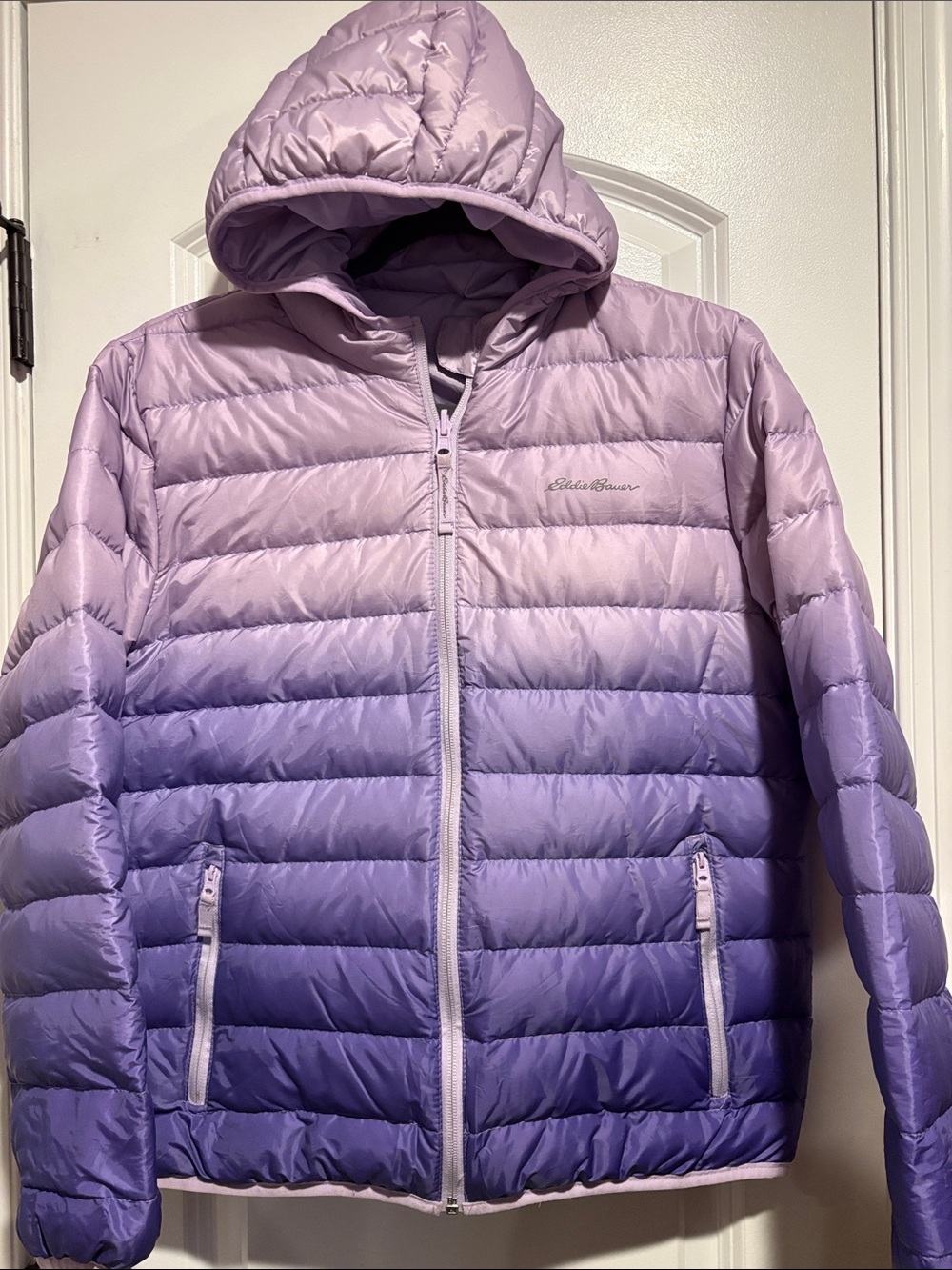 Reversible Ombre Puffer Coat